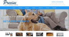 Desktop Screenshot of precisecarpetcleaning.com